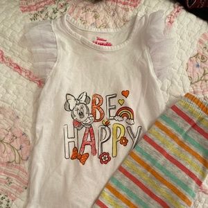 Minnie Mouse 2 pc short set